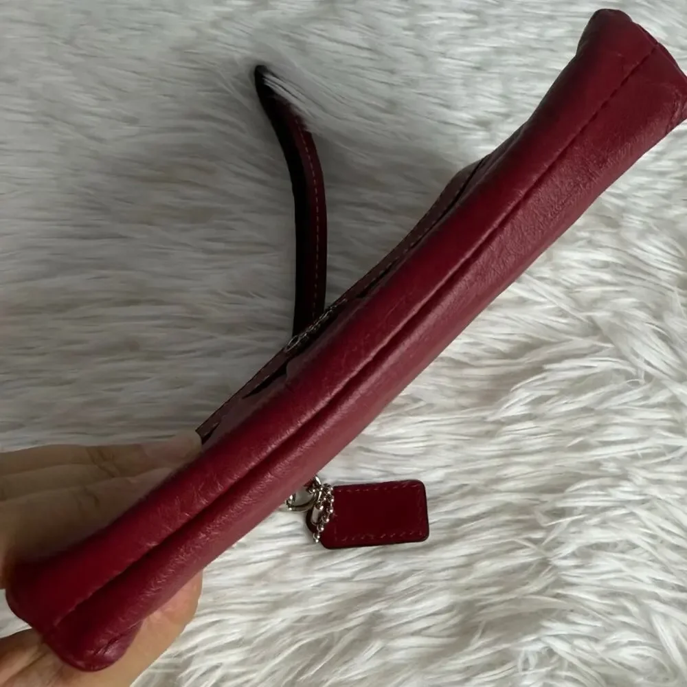 COACH Red Wristlet